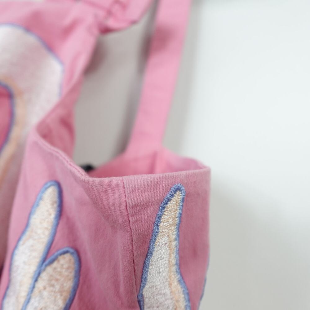 Maeve by Anthropologie Pink Swan Embroidered Bow Mini Shift Dress - Picture 15 of 16
